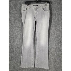 American Eagle Outfitters Womens Gray Bootcut Jeans Size 8 Denim Western School